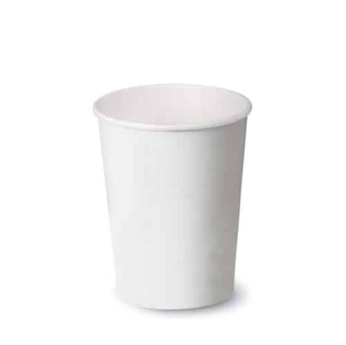 Virsus 100 Bicchieri in Cartoncino bianco per Acqua 240ml bicchieri Colore Bianco biodegradabili cartoncino 