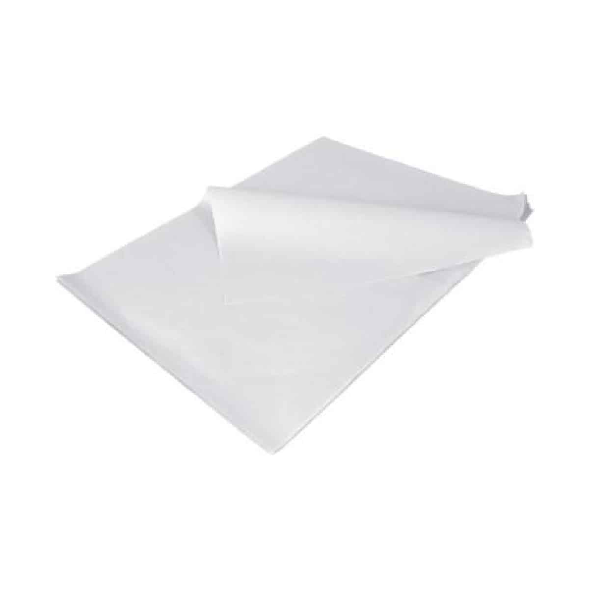 Carta bianca antiunto per cibi caldi e freddi 35 x 22,5 cm 1920 pz