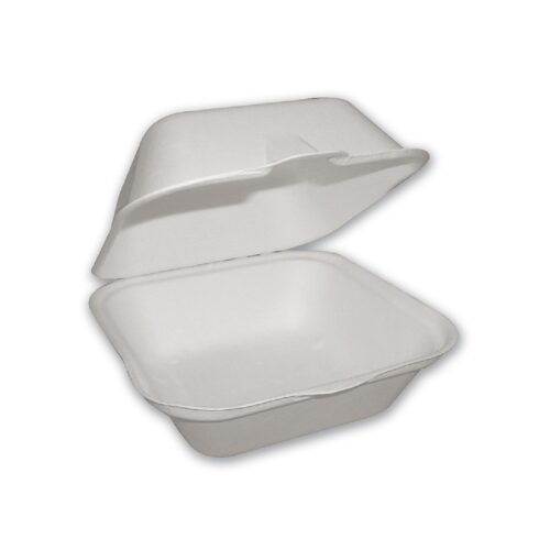 Contenitori da asporto in cellulosa e PLA 12x12 cm 500 pz