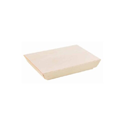 Coperchio per vaschetta sushi in legno ecologico 13x18cm