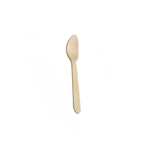 Cucchiaino in legno di betulla 11 cm 100 pz