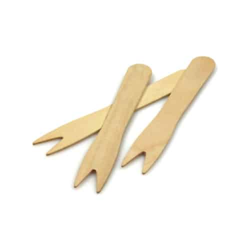 Pic frit en bois en boîte