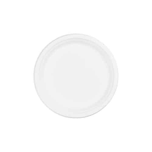 Piattini in polpa di cellulosa e bioplastica ø cm 15 100 pz