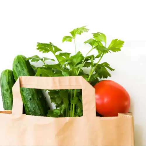 Shopper en papier recyclé ecologique