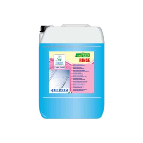 Detergente brillantante Ecolabel in tanica da 10 kg.
