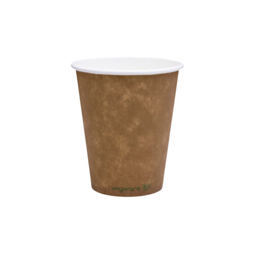 Bicchieri di carta Kraft e PLA 240 ml 100 pz