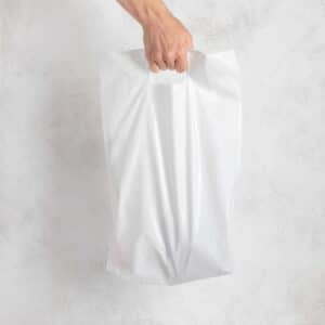 Sacchetto bianco compostabile