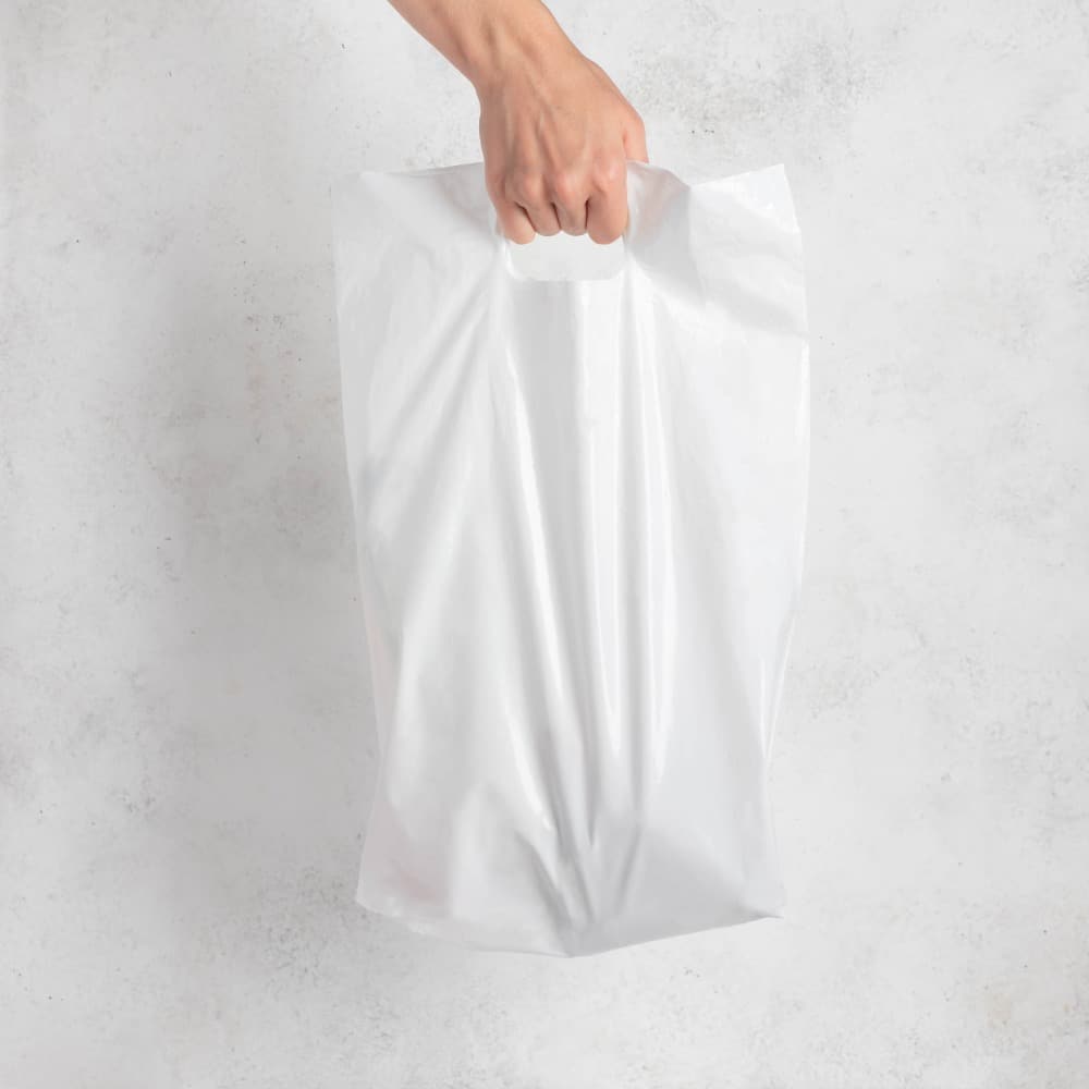 Sacchetto bianco compostabile