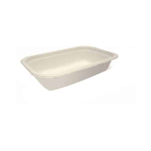 Vaschette per alimenti biodegradabili 500 ml 125 pz