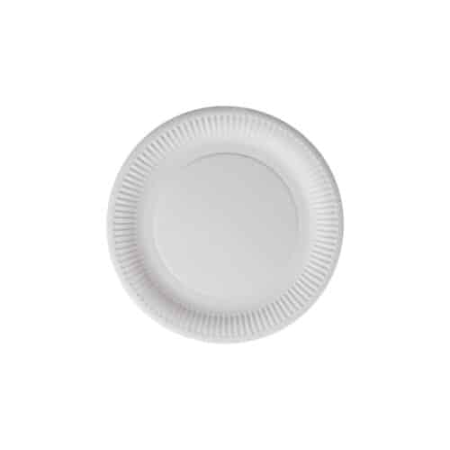 Piattini di carta foderati in biocoated Ø 15 cm 100pz
