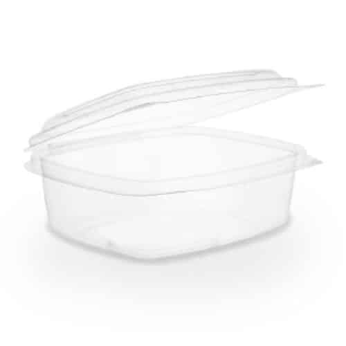 contenitori in bioplastica compostabile con coperchio incernierato da 1400 ml