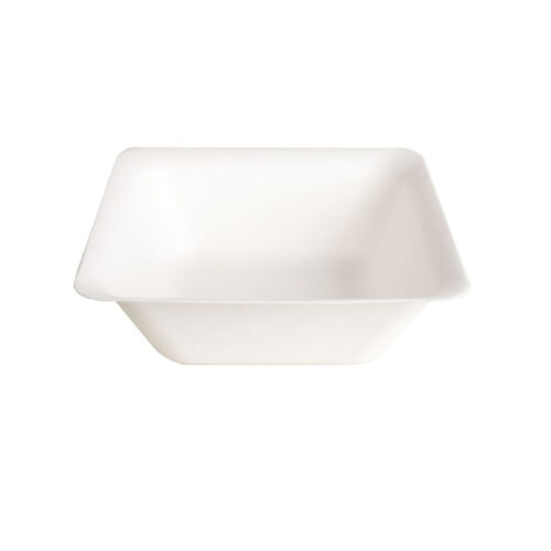Piatti quadrati in polpa di cellulosa e PLA 900 ml 100 pz