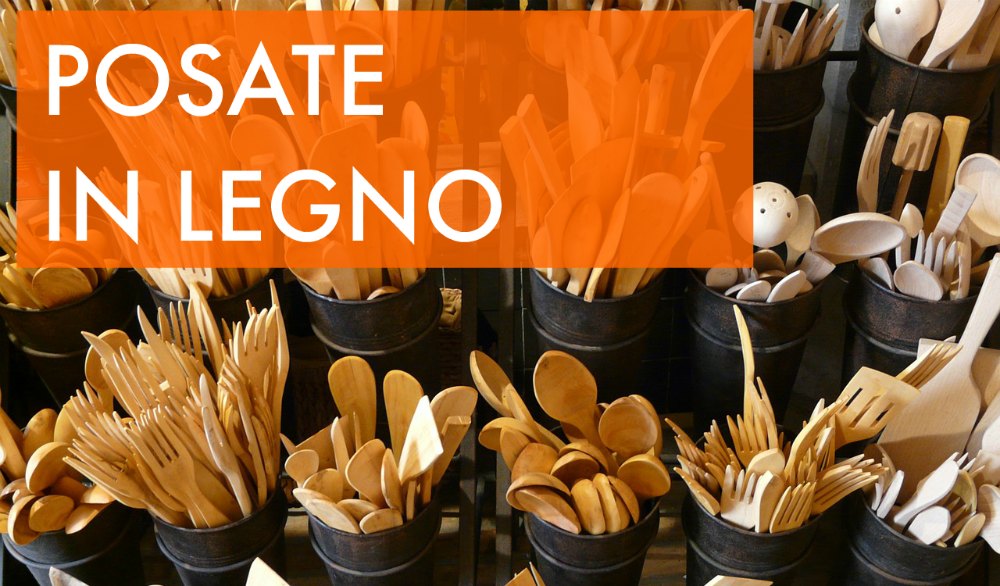 posate in legno