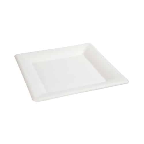 Piatto quadrato in materiale riciclato