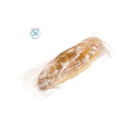 Sacchetti trasparenti per alimenti in Natureflex™ 140+80x340 mm 500 pz