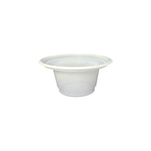 coppette da yogurt compostabili bianche 100 cc