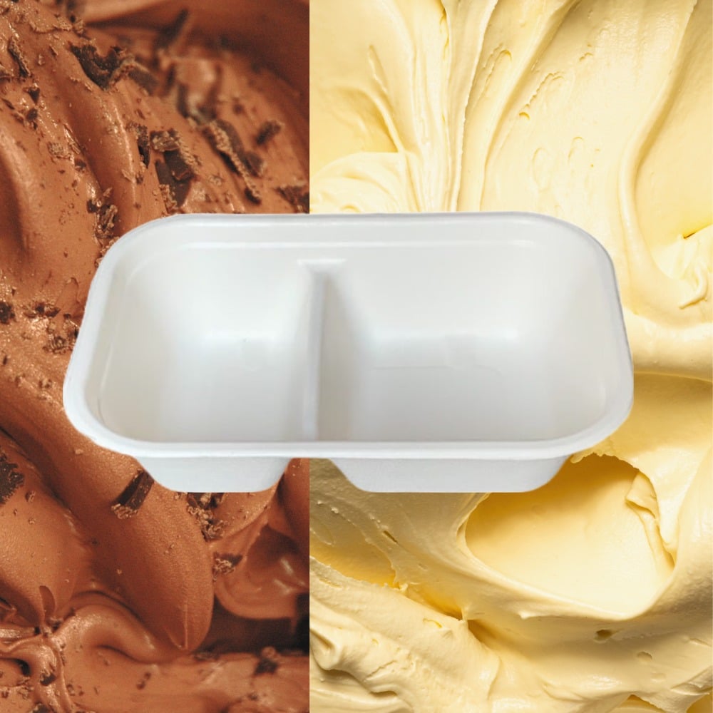 vaschetta per gelato a basso impatto ambientale