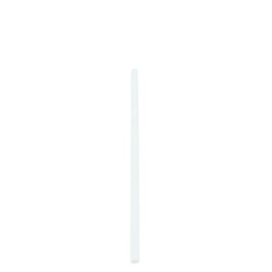 Cannucce bianche biodegradabili e compostabili 7×210 mm