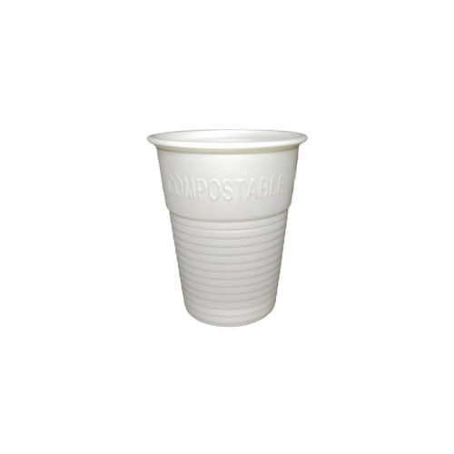 Bicchieri-bianchi in bioplastica Cpla 200 ml 100 pz