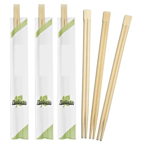 Bacchette in bambu imbustate compostabili