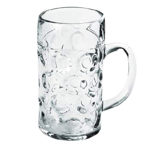 Bicchieri Birra in SAN trasparente 1000 cc 6 pz