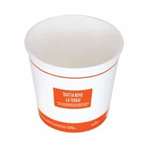 Contenitore in cartoncino biodegradabile e compostabile da 1000 ml