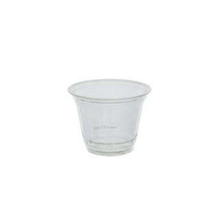Bicchieri trasparenti in bioplastica compostabile da 270 ml