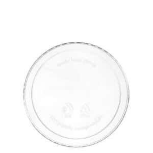 Coperchi trasparenti piatti in PLA per contenitori da 700 ml