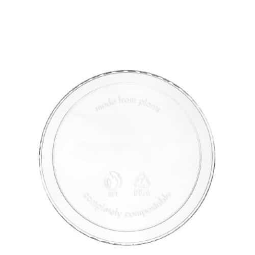 Coperchi trasparenti piatti in PLA per contenitori da 700 ml