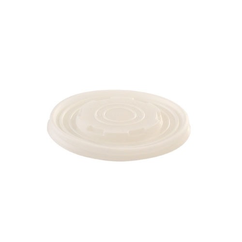 Coperchi piatti per ciotole biodegradabili e compostabili con diametro 11,5 cm