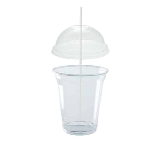 coperchi compostabili a cupola con foro