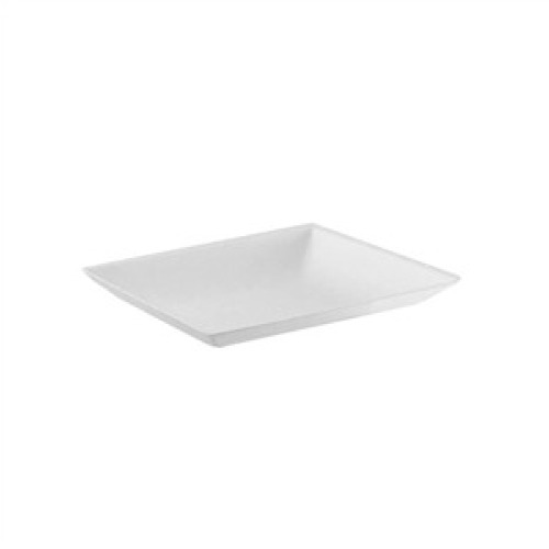 piattino ecologico compostabile quadrato finger food 63x63 mm