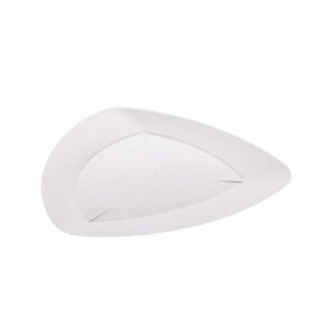 piatto triangolare in polpa di cellulosa compostabile 14 cm