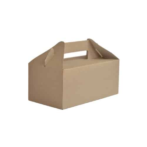 Scatola asporto porta cibo biodegradabile con misure 22,8x12,2cm h 9,7cm