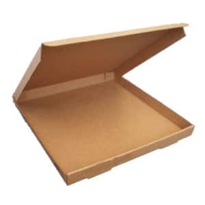 Contenitori per pizza in cartone avana ecologico 33x33cm