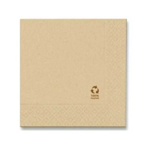 tovagliolo personalizzato recicled 2 veli 40×40 cm in carta riciclata