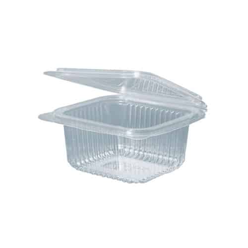 Vaschette Biodegradabili trasparenti con coperchio da 250 ml