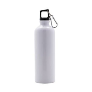 Borraccia bianca in alluminio da 750 ml