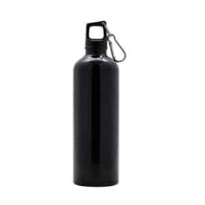 Borraccia nera in alluminio da 750 ml