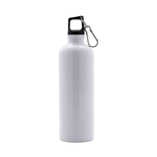 Borraccia bianca in alluminio da 750 ml