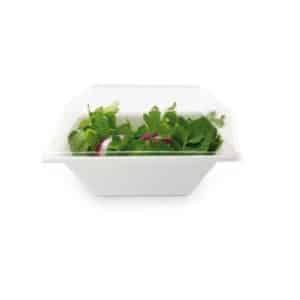 ciotole ecologiche e compostabili quadrate 16 cm