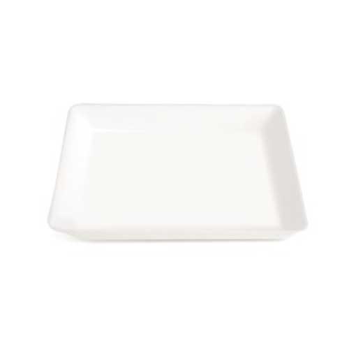 Piatti chic quadrati in polpa di cellulosa e PLA 17x17 cm