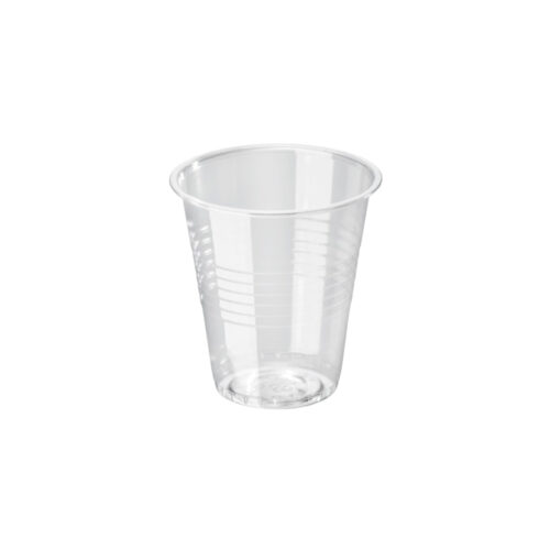 Bicchieri per acqua in bioplastica personalizzati 170 ml tacca 150 ml