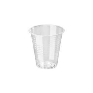 Bicchieri per acqua compostabili in bioplastica personalizzati 170 ml tacca 150 ml