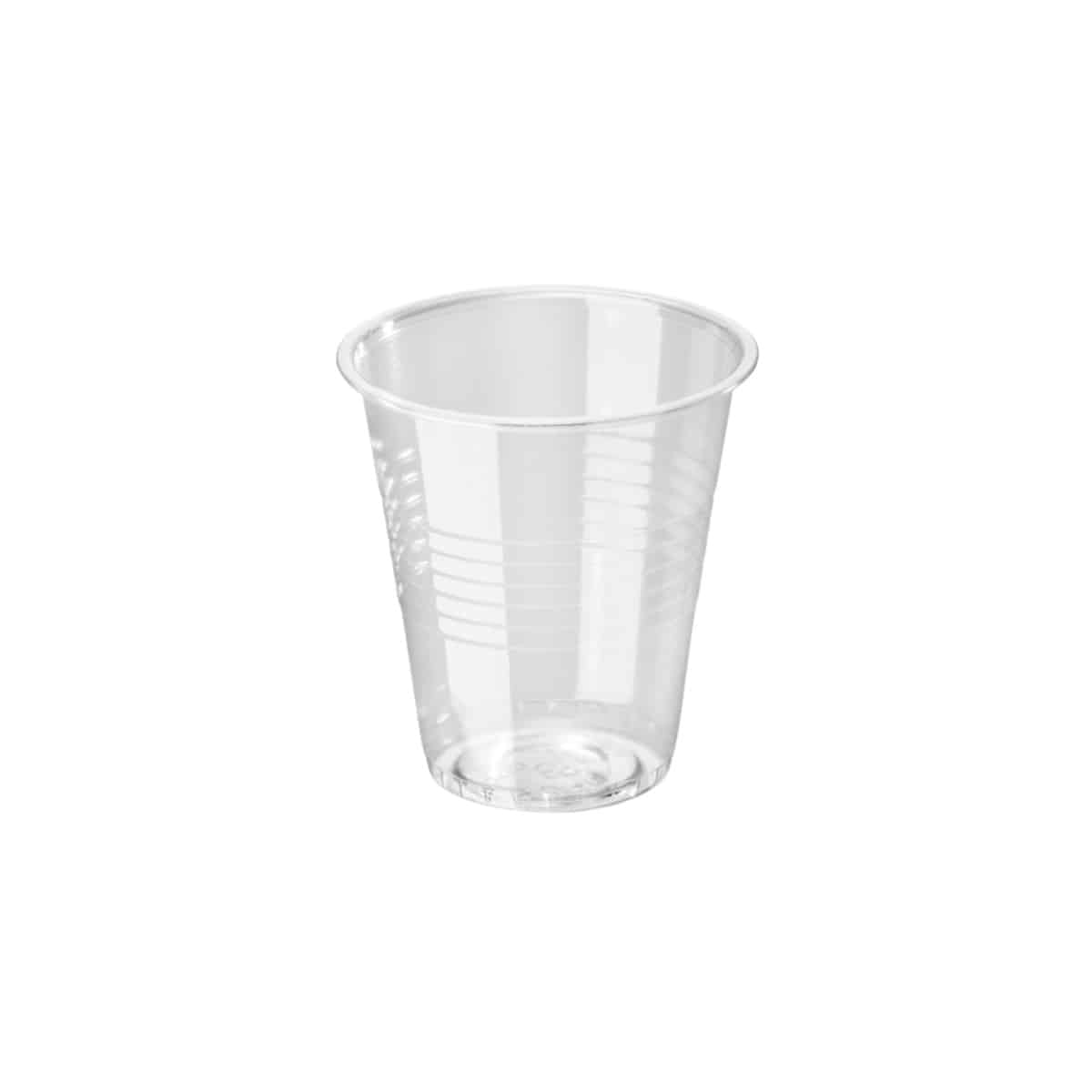 Bicchieri acqua in bioplastica personalizzati 170 ml tacca 150 ml