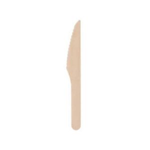 Coltello personalizzato in legno biodegradabile