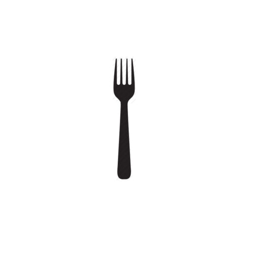 Forchettine nere in bioplastica 10cm 100pz compostabili