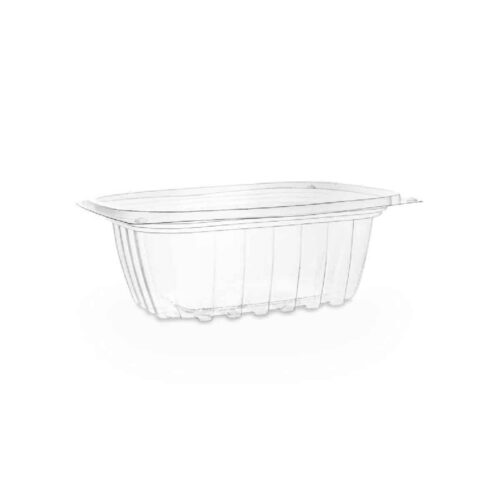 Contenitori compostabili trasparenti in bioplastica da 350 ml