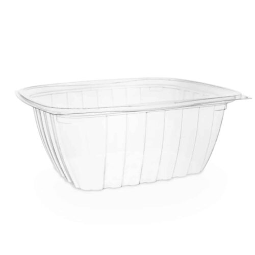 Contenitori compostabili trasparenti in bioplastica da 900 ml