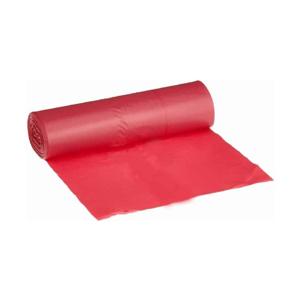 Sacchi immondizia colorati rossi 75x105 cm da 300 pz